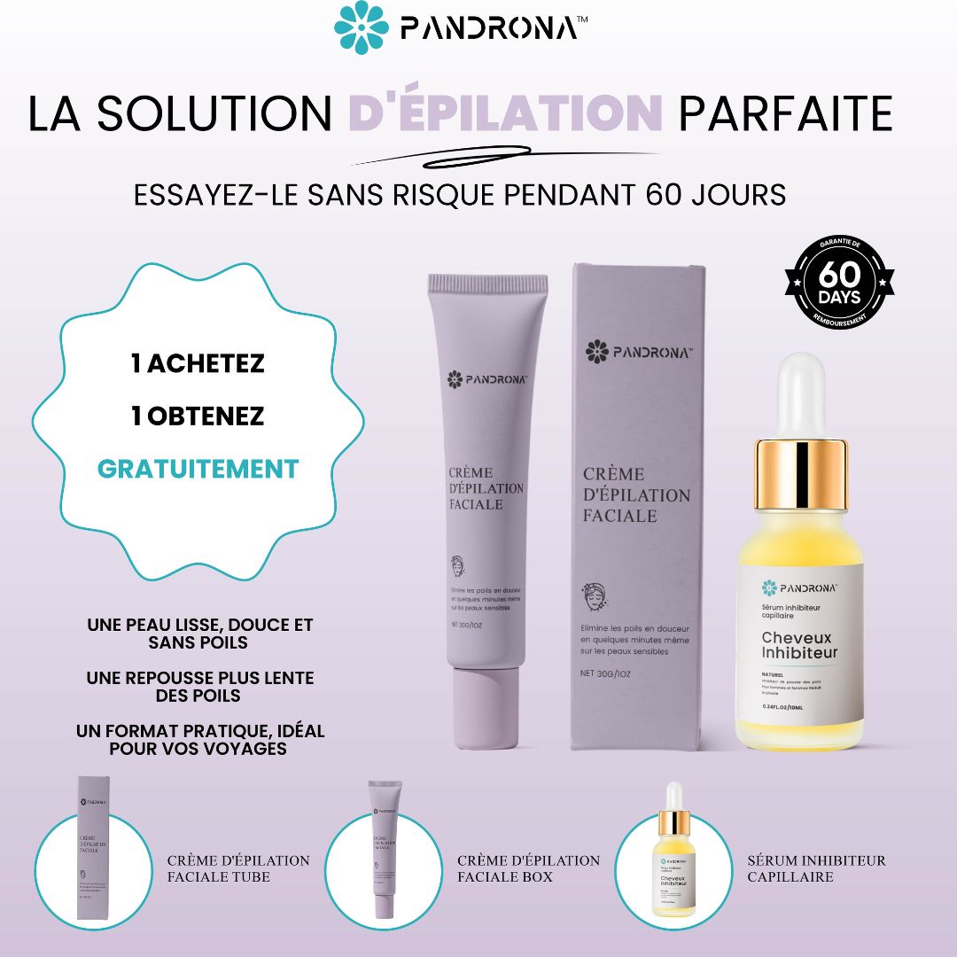 Pandrona™  Crème d’Épilation Faciale